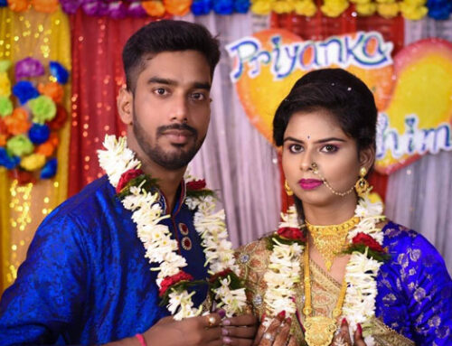 Ashim Dutta with Priyanka Laha
