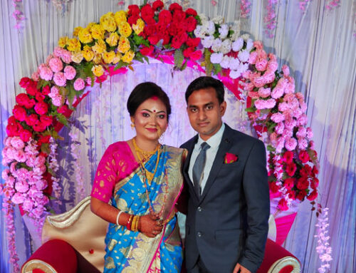 Saikat Dutta with Arpita Sen